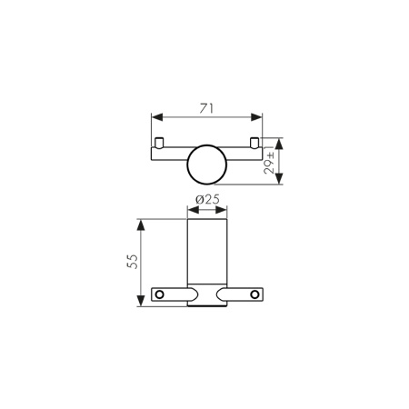 KH-3200 Крючок двойной KAISER 